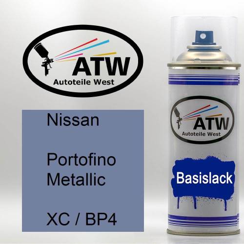 Nissan, Portofino Metallic, XC / BP4: 400ml Sprühdose, von ATW Autoteile West.